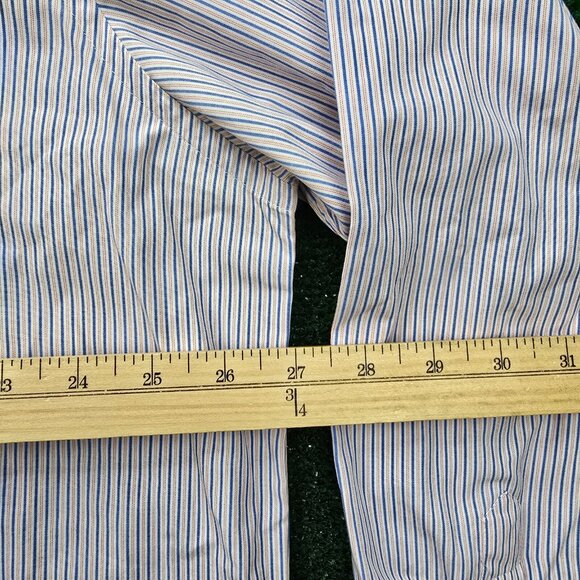 Untuckit Shirt Mens 3XL Striped‎ Button Down Long Sleeve Preppy Work Casual - Picture 4 of 9